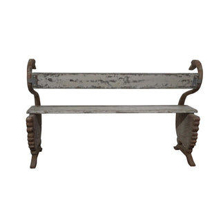 Vintage Style Swan Bench