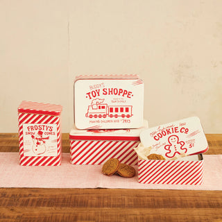 Frosty's Vintage Style Holiday Metal Box