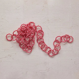 72" Candy Cane Link Garland