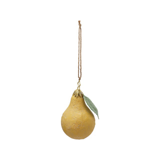 Paper Mache Fruit Ornament - Choose Style