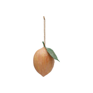 Paper Mache Fruit Ornament - Choose Style