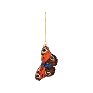 Mercury Glass Butterfly Ornament