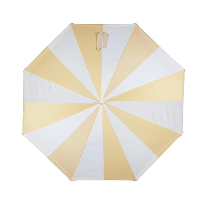 Retro Style Fringed Beach Umbrella - Choose Style