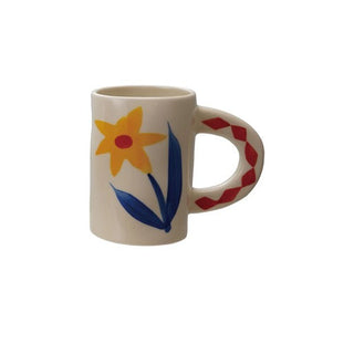 Happy Flower Stoneware Mug with Gift Box - Choose Your Favorite Design