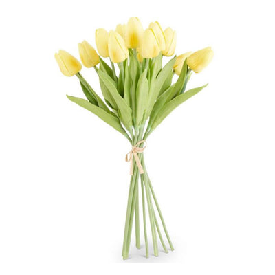 Real Touch Yellow Tulip Bunch