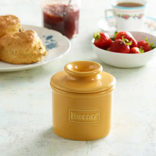 The Original Butter Bell Crock - Caffe Golden Yellow