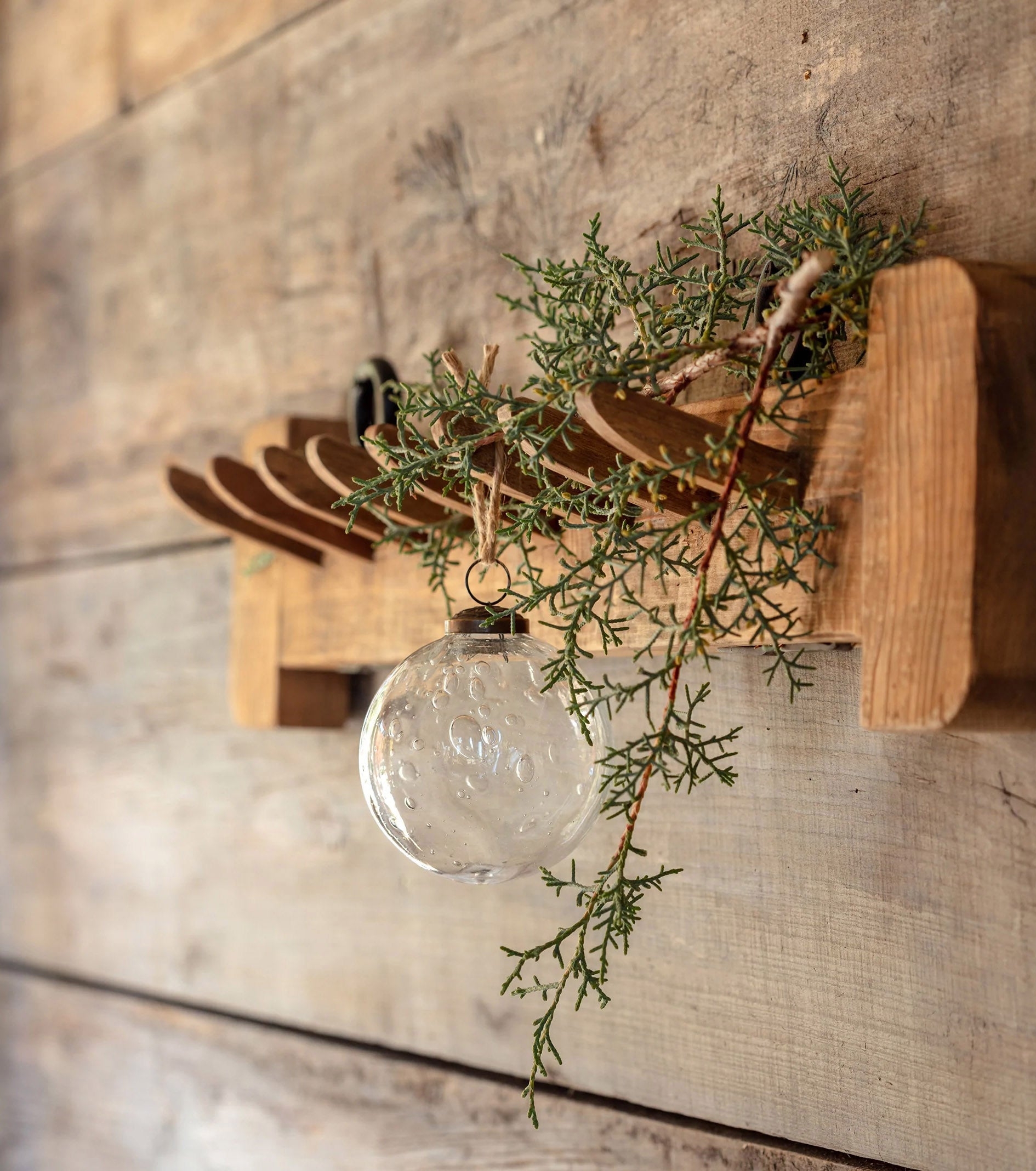 Wooden Yoke Hanger Display Rack – Cotton & Crete