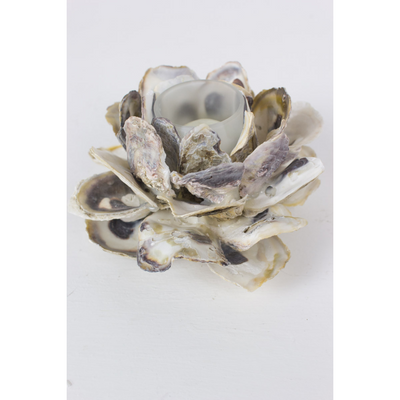 Handmade Oyster Shell Votive Holder