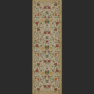 Williamsburg Vintage Vinyl Floor Cloth - Abigail - Choose Size