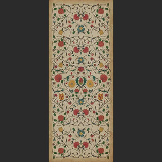 Williamsburg Vintage Vinyl Floor Cloth - Abigail - Choose Size