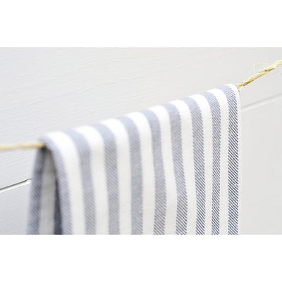 Blue French Stripe Dish Towel