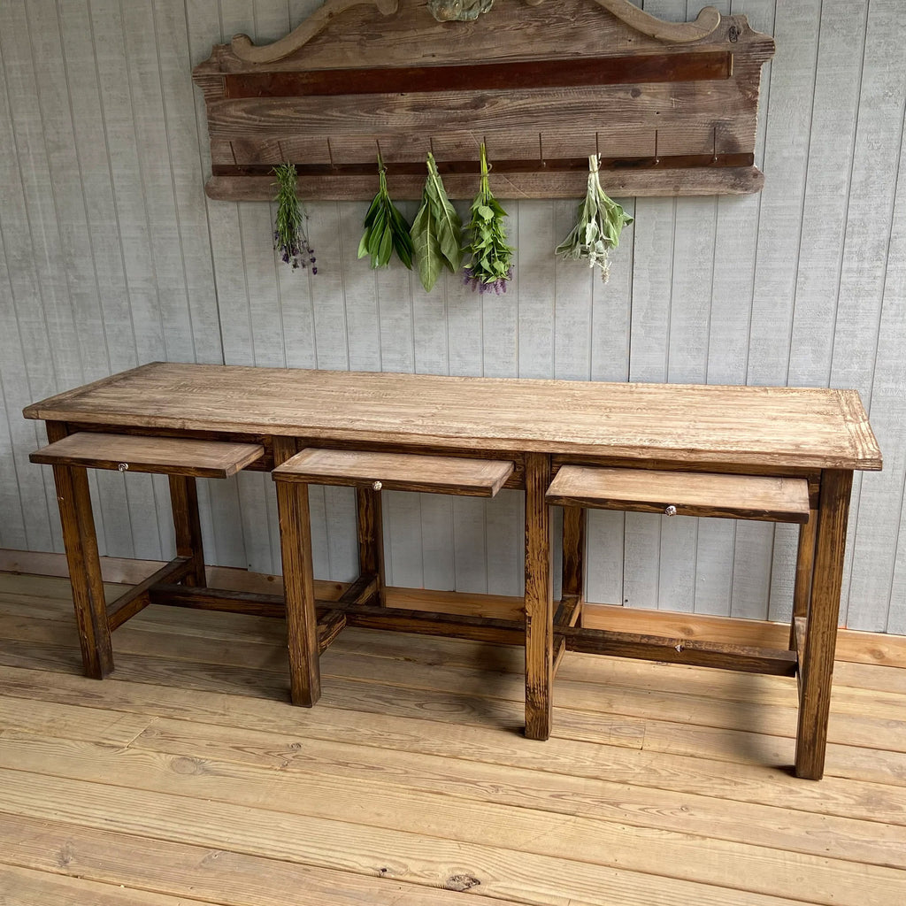 Rustic Library Table Rustic Library Table - More Coming Soon – Cotton & Crete