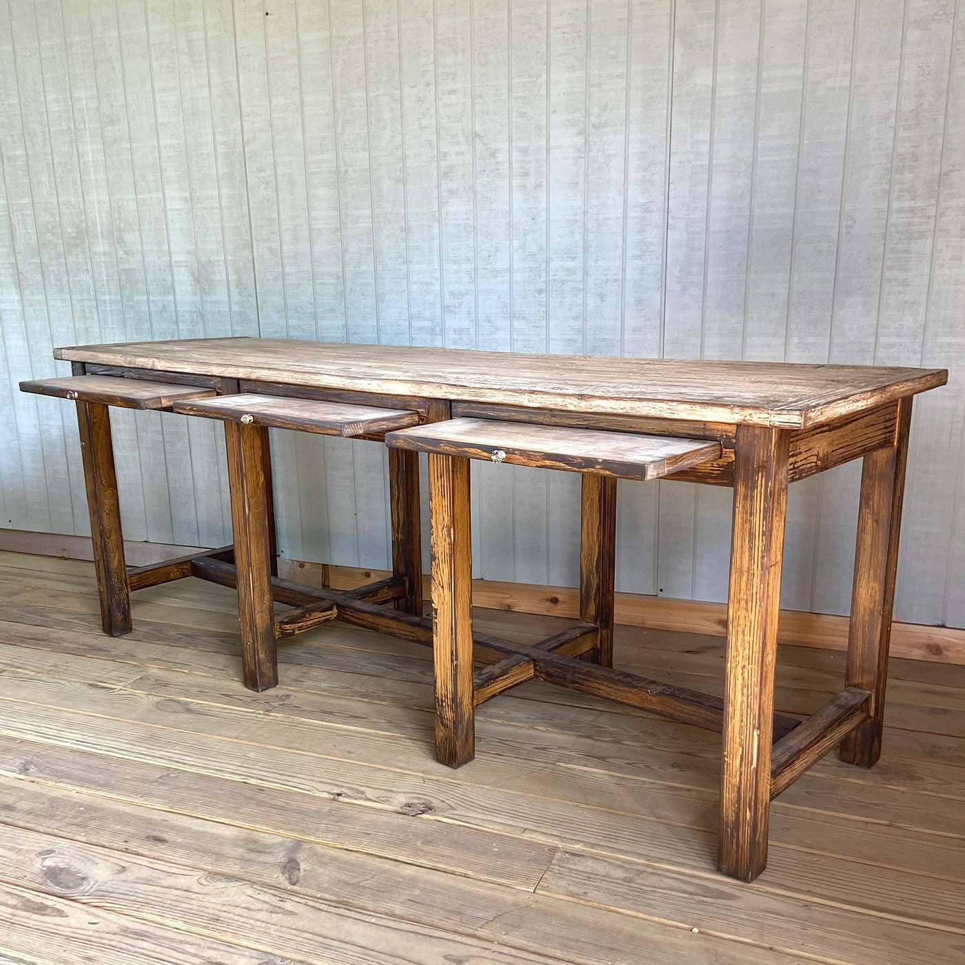 Rustic Library Table – Cotton & Crete