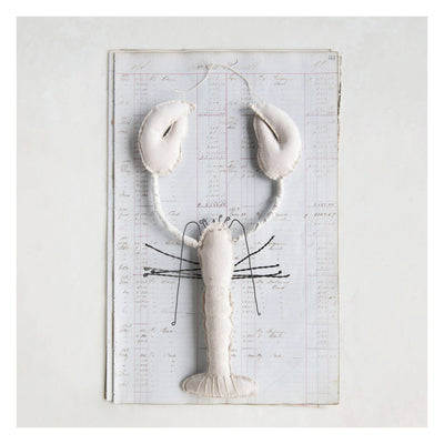 Handmade Recycled Canvas Lobster