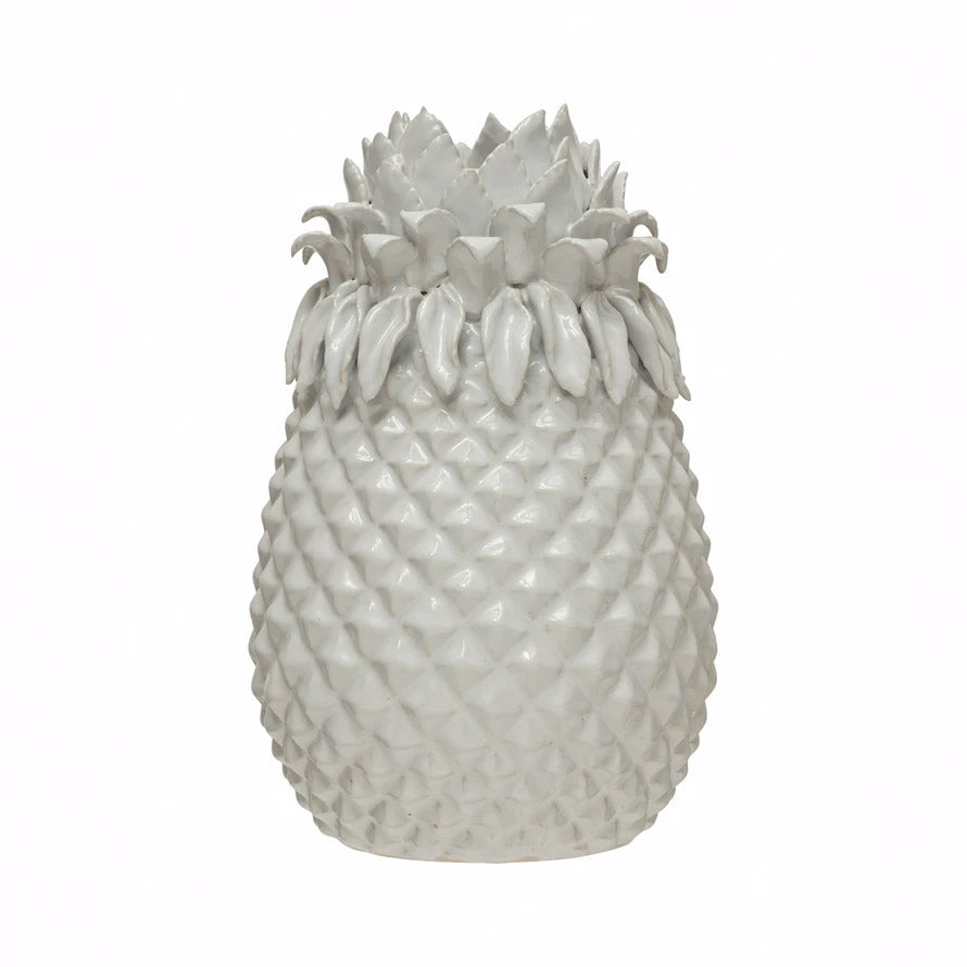 Handmade Stoneware Pineapple Vase