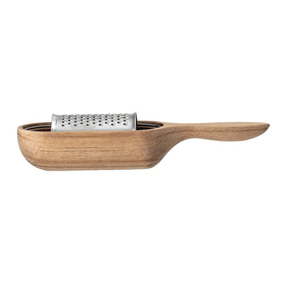 Chef's Wood and Stainless-Steel Cheese Grater