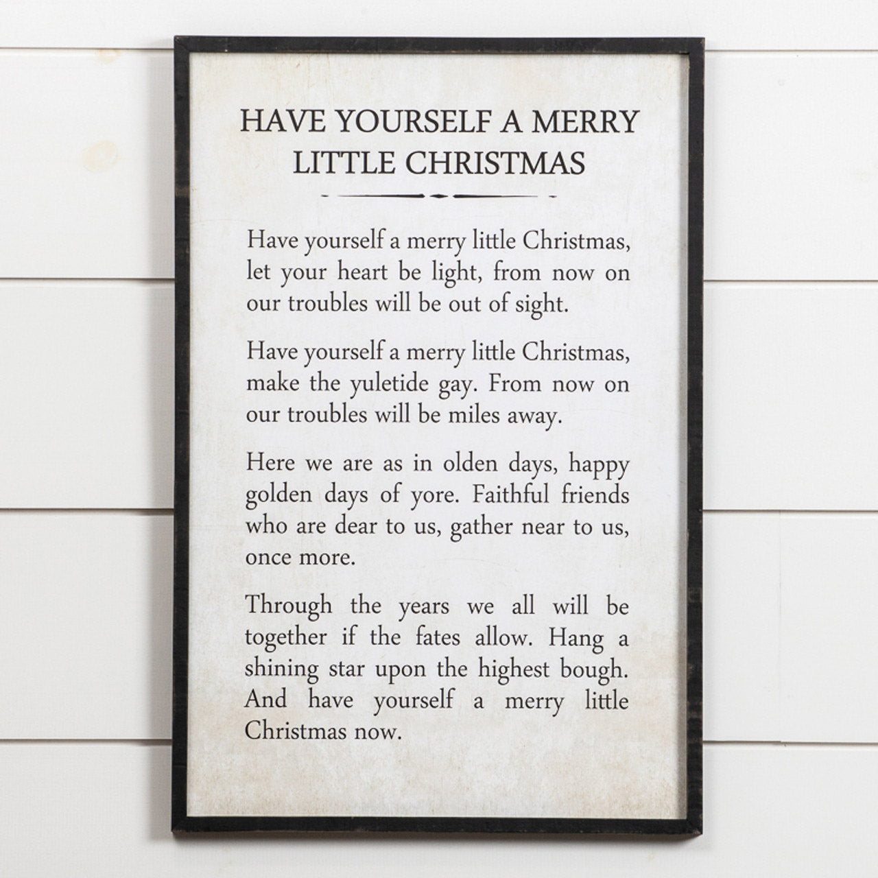 Merry Little Christmas Wall Decor