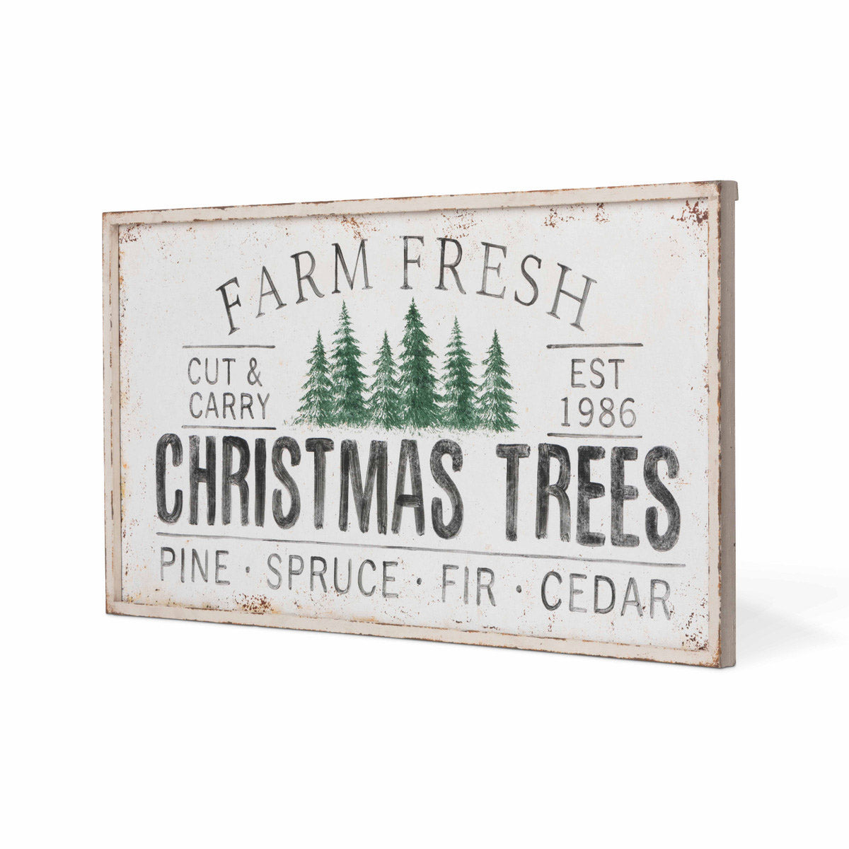 Vintage Style Christmas Tree Farm Sign