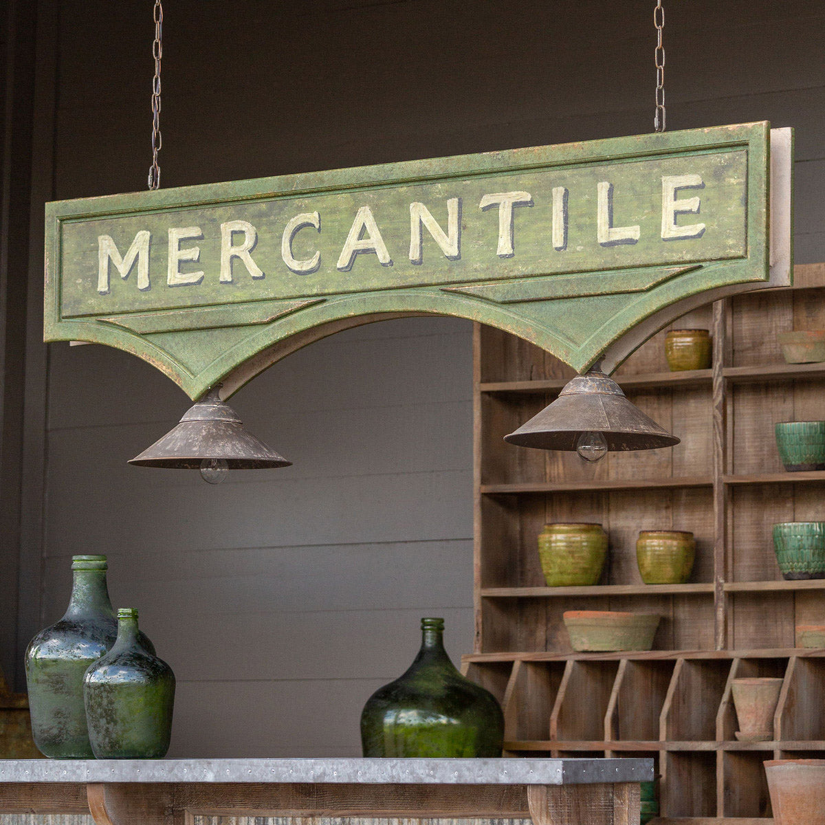 Mercantile Light Fixture- More Coming Soon!