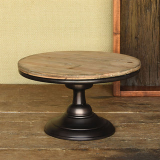 Camden Wood and Metal Pedestal Riser