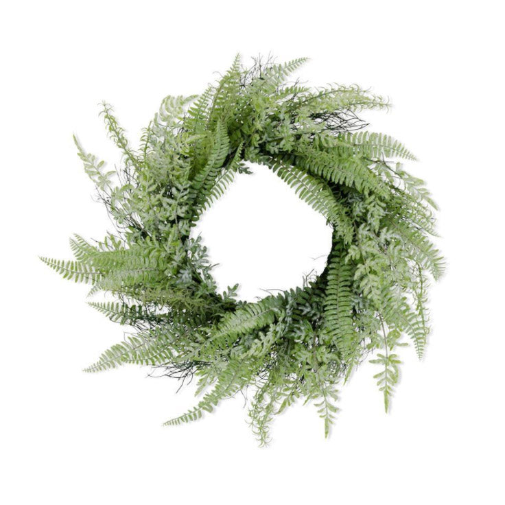 Real Touch 27" Mixed Fern and Twig Wreath