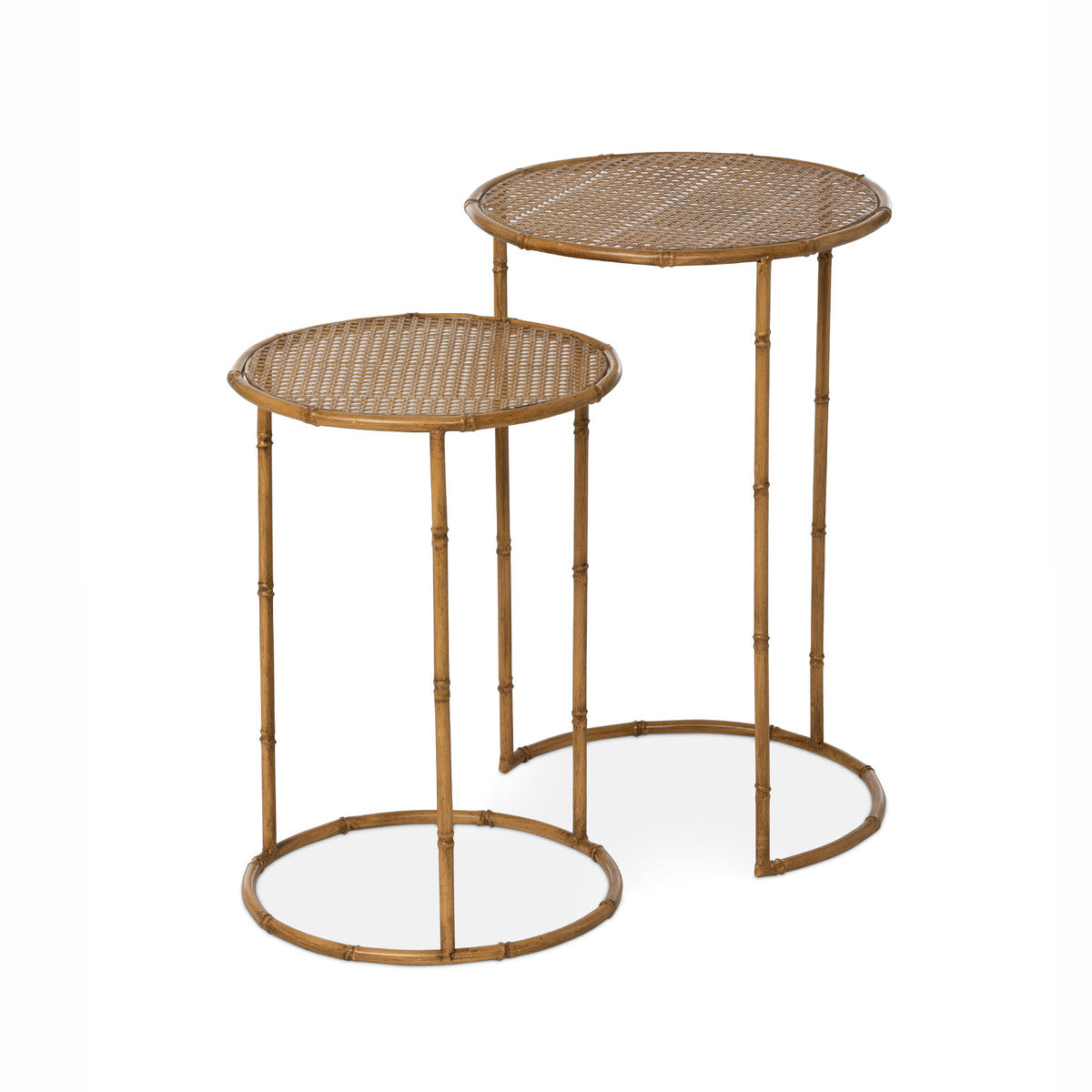 Set of 2 Roanoke Metal Occasional Nesting Tables