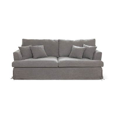 The Zoe Slipcovered Sofa with Matching Pillows