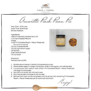 Amaretto Peach Pecan Preserves