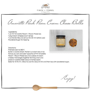 Amaretto Peach Pecan Preserves