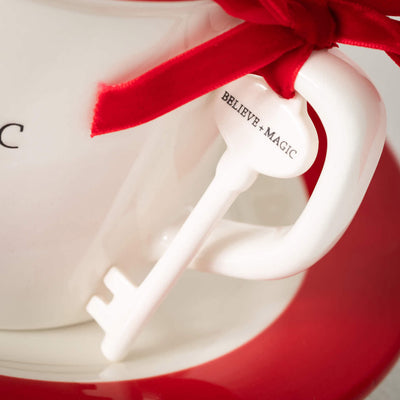 Believe and Magic Christmas Mug and Plate Set