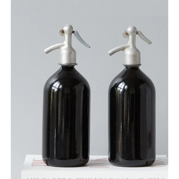 Black or White Seltzer Bottle