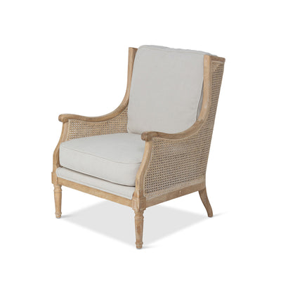 The Rachel Cane Back Wing Chair