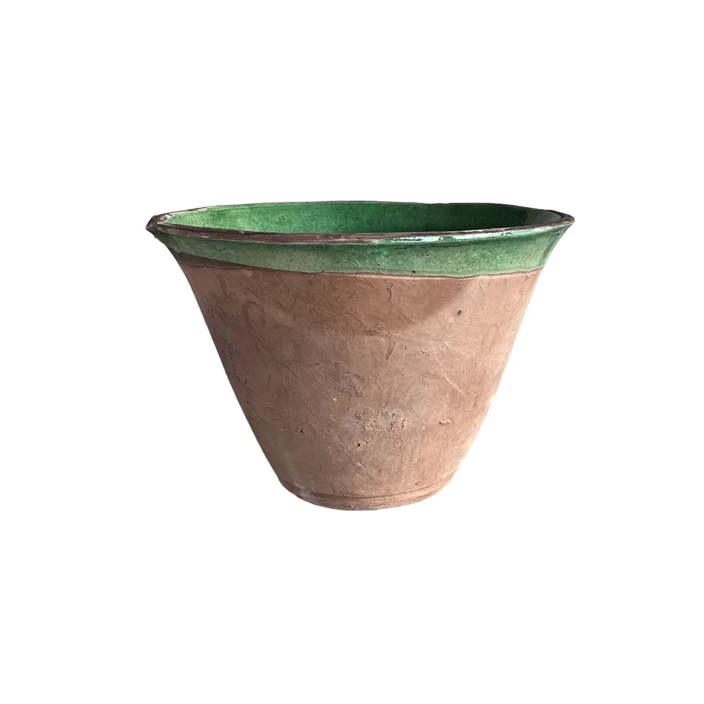 Handmade Mediterranean Crafted Bowls - Green -  Set of Three