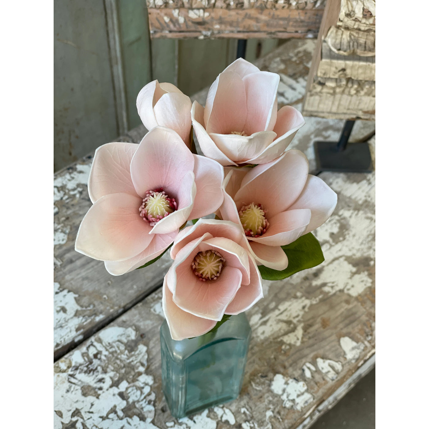 Real Touch Magnolia Flower Bundle