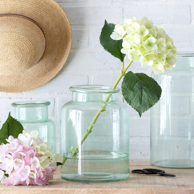 Medium Cut Flower Glass Display Vase