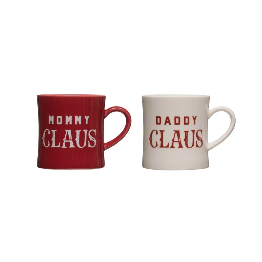 Mommy and or Daddy Claus Mug - Choose Style