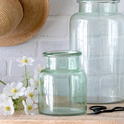 Small Cut Flower Glass Display Vase
